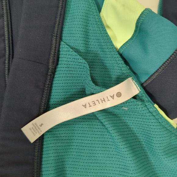 Athleta Crunch Colorblock Sports Bra , X Back , Size S - Picture 4 of 5